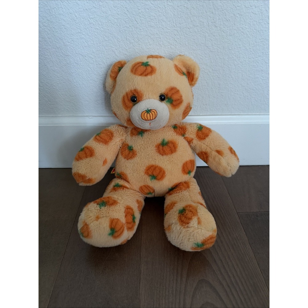 Build-A-Bear Pumpkin Pals Teddy Bear Plush 15" 2012 Halloween Holiday